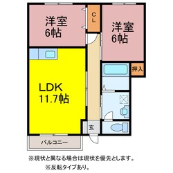 ベルバランセK参番館の物件間取画像